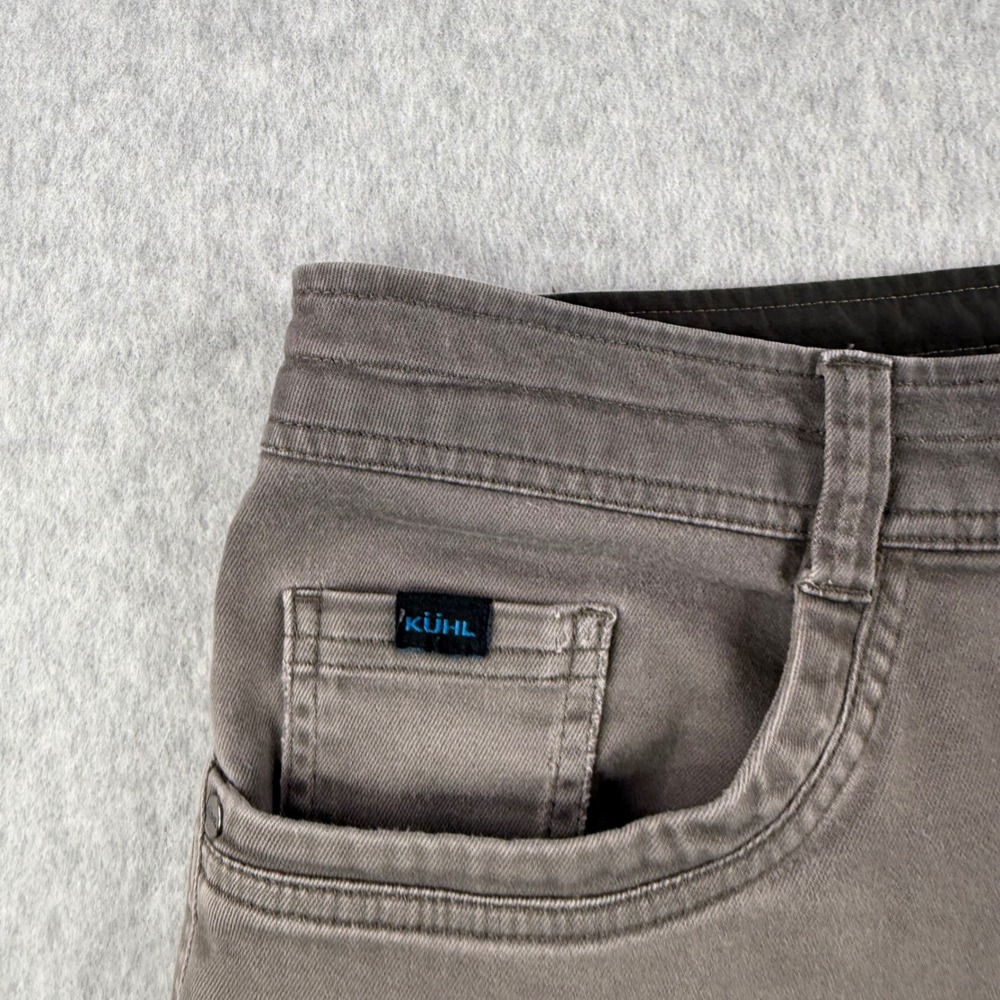 KUHL Pants Mens Fits‎ 34x28 Gray Revolt Sweat Pant Stretch Climbing Hiking - Picture 3 of 16